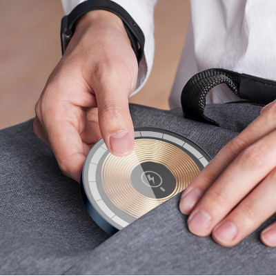 Incarcator wireless magnetic de 20W cu design transparent si LED Andowl Q PD01