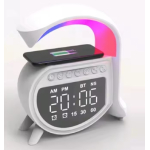 Boxa Bluetooth statie Incarcare wireless 15W Lampa LED RGB 4 in 1 ANDOWL 5A PRO