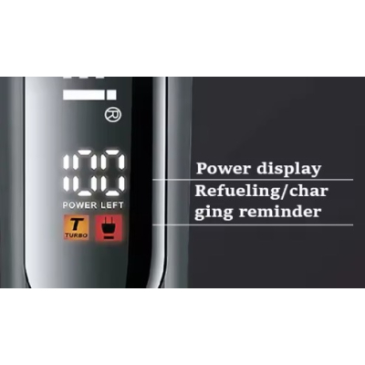 Masina de tuns Kemei KM 1132 cu afisaj digital si accesorii