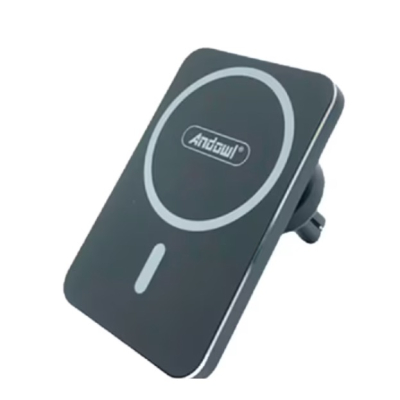 Suport telefon auto Andowl Q PD21 negru cu incarcare wireless reglabil