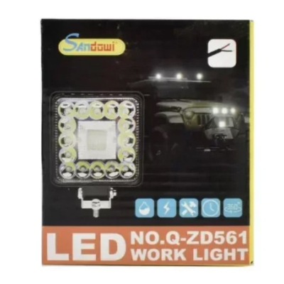 Proiector LED auto 12V/24V Impermeabil Andowl Q ZD561 PATRAT