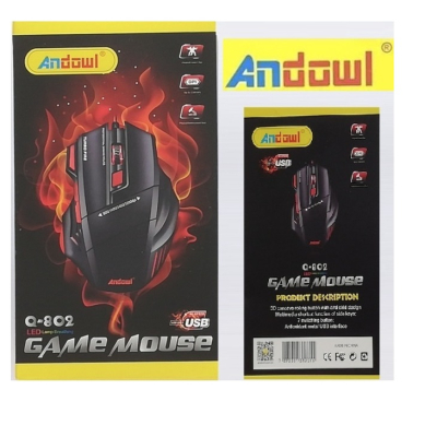 Mouse de gaming Andowl Q 802 Negru