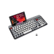 Tastatura wireless QK8066 Bluetooth cu suport tableta/telefon