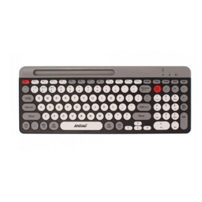 Tastatura wireless QK8066 Bluetooth cu suport tableta/telefon