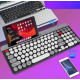 Tastatura wireless QK8066 Bluetooth cu suport tableta/telefon