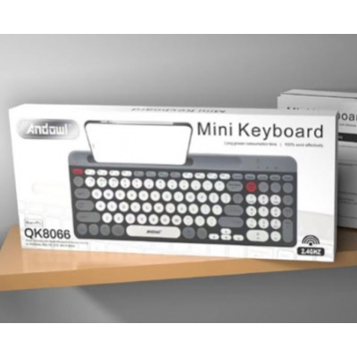 Tastatura wireless QK8066 Bluetooth cu suport tableta/telefon