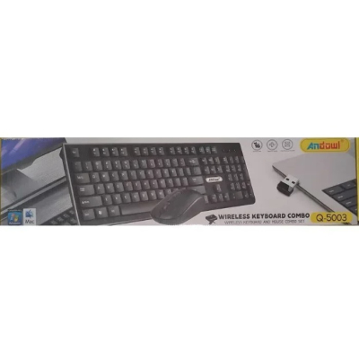 Set tastatura si mouse wireless Andowl Q 5003