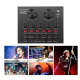 Placa de sunet multifunctionala Q MIC1 bluetooth mixer microfoane 6 Sound Modes +12 Sound Effects Live