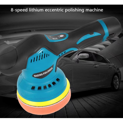 Polizor auto fara fir 8 viteze ajustabile design eficient cu 2 acumulatori