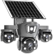 Camera de supraveghere solara multifunctionala cu 3 lentile 4G cu vedere nocturna ALBA