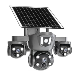 Camera de supraveghere solara multifunctionala cu 3 lentile 4G cu vedere nocturna ALBA