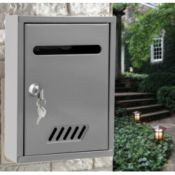Cutie postala metalica GRI 260x200x75 mm