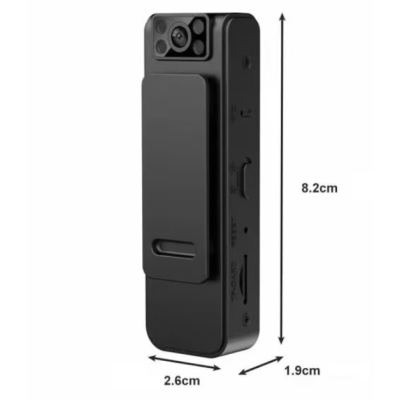 Mini camera video cu clips Full HD 1080P vedere nocturna