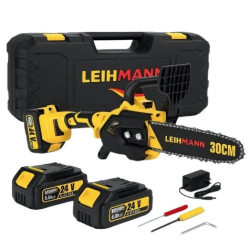 Drujba electrica LEIHMANN cu 2 acumulatori 48V lama 30cm