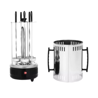 Gratar electric automat cu rotisor constructie din otel inoxidabil