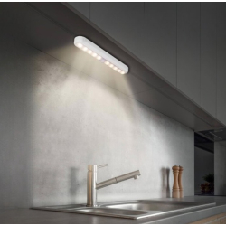 Lampa LED Andowl Q CX6000K cu 20 LED telecomanda 20W senzor ON/OFF, acumulator