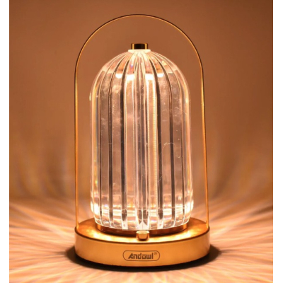 Lampa Decorativa LED 3 Moduri de Iluminare Control Tactil Reincarcabila USB Q LED33