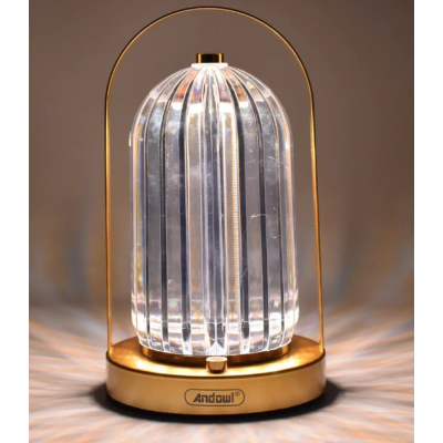 Lampa Decorativa LED 3 Moduri de Iluminare Control Tactil Reincarcabila USB Q LED33