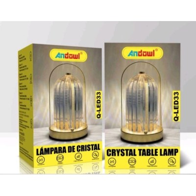 Lampa Decorativa LED 3 Moduri de Iluminare Control Tactil Reincarcabila USB Q LED33