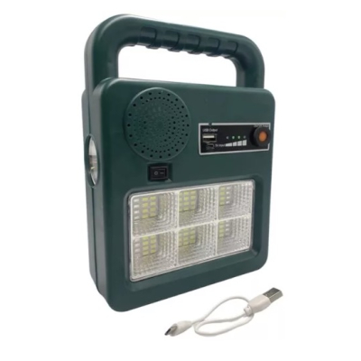 Lanterna cu incarcare solara boxa portabila cu port de iesire USB KOLIS038