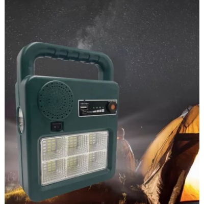 Lanterna cu incarcare solara boxa portabila cu port de iesire USB KOLIS038