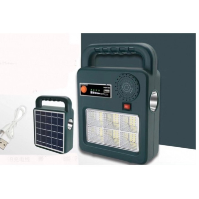 Lanterna cu incarcare solara boxa portabila cu port de iesire USB KOLIS038