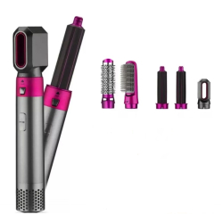 Uscator de par Aorlis 5 in 1 cu perie pentru volum netezire si ondulare a parului AO 49939