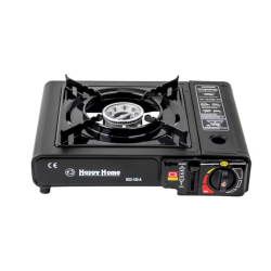 Aragaz Portabil Happy Home Pentru Camping Cu Aprindere Automata Si Alimentare La Butelie Spray