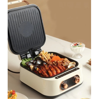 Multicooker 3 In 1 Hot Pot Grill putere 1600W Alb