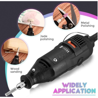 Mini polizor electric cu viteza variabila si accesorii incluse