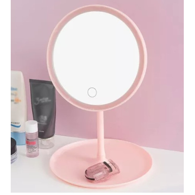 Oglinda cosmetica pentru machiaj D023 rotire 90 grade cu iluminare LED