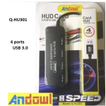 Hub Andowl Q HU301 cu USB 4 porturi si conexiune USB A
