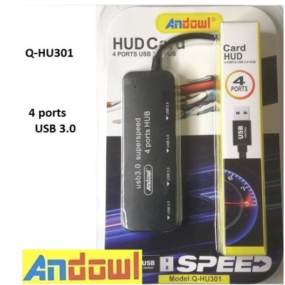 Hub Andowl Q HU301 cu USB 4 porturi si conexiune USB A