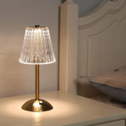 Lampa de birou LED integrat atingere dimabila auriu 1800mAh Q LED102