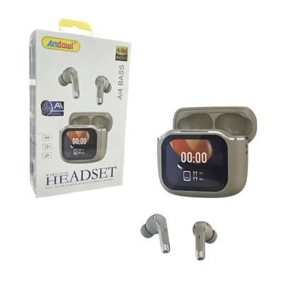 Casti wireless Bluetooth AI4 cu display LED si carcasa de incarcare inteligenta