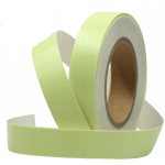 Set 2 Benzi fosforescente autoadezive rola 3 m lungime lumineaza verde