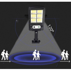 Mini proiector solar CB S8011 de perete cu 6 casete COB
