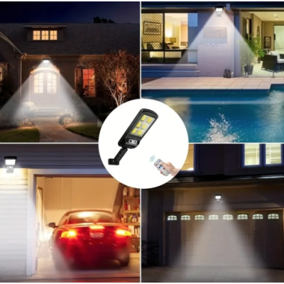 Mini proiector solar CB S8011 de perete cu 6 casete COB