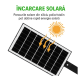 Lampa solara LED exterior cu senzor de miscare telecomanda CB 210 cu 6 casete LED
