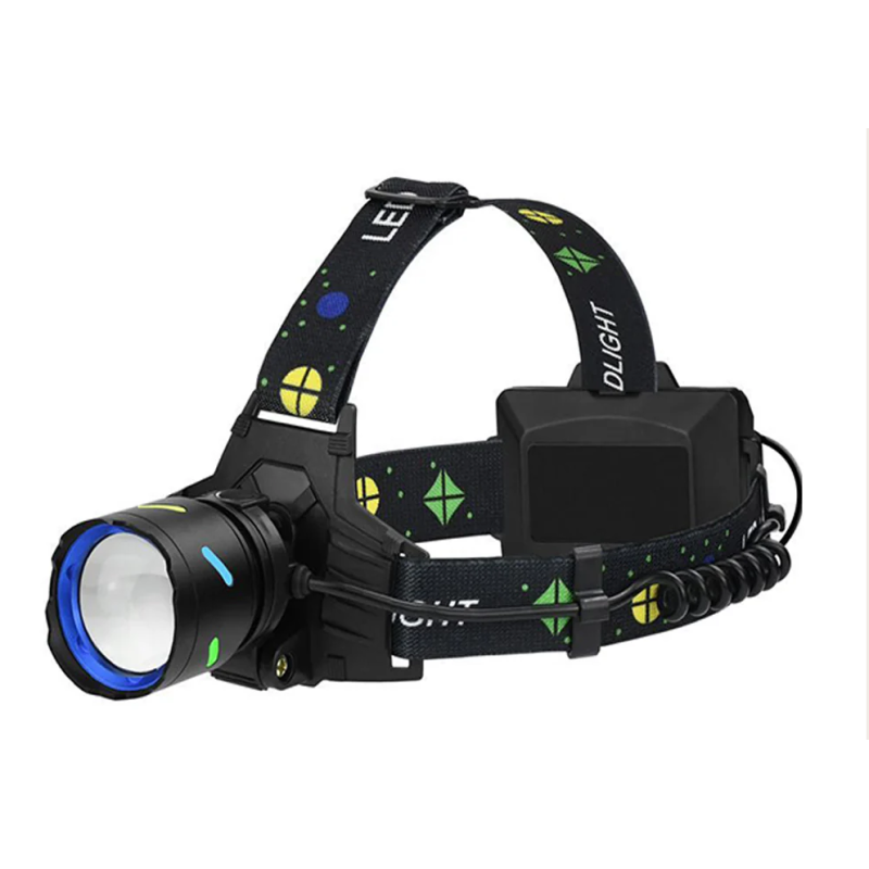 Lanterna de cap cu 4 moduri de iluminare si zoom reglabil CB 8118 3 2