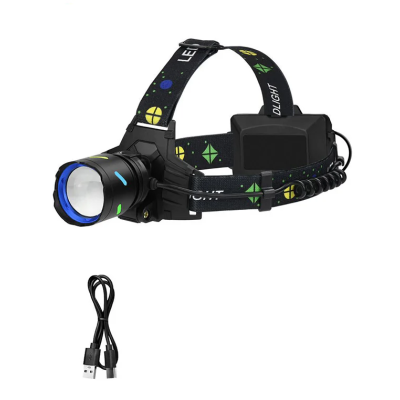 Lanterna de cap cu 4 moduri de iluminare si zoom reglabil CB 8118 3 2