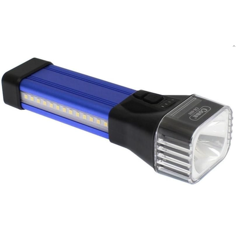 Lanterna de mana portabila LED reincarcabila cu lumina laterala COBA CB 888