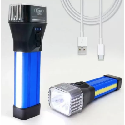 Lanterna de mana portabila LED reincarcabila cu lumina laterala COBA CB 888
