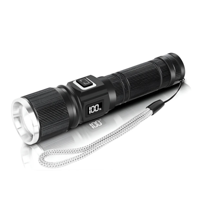 Lanterna de mana LED COBA CB S001 4 cu lumina alba albastra rosie