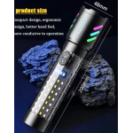 Lanterna Profesionala LED CB 519B cu incarcare type C de 20cm pentru drumetii 500m