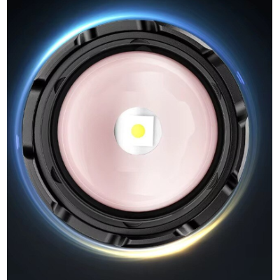 Lanterna Profesionala LED CB 519B cu incarcare type C de 20cm pentru drumetii 500m