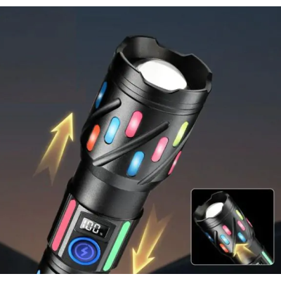 Lanterna de mana CB G706 cu afisaj procent baterie