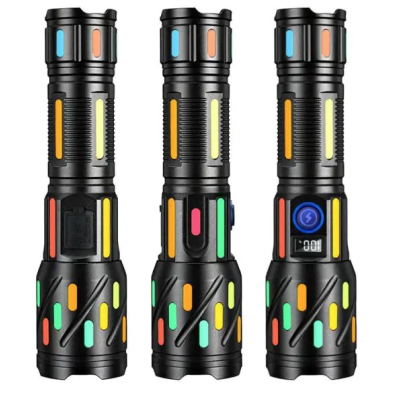 Lanterna de mana CB G706 cu afisaj procent baterie