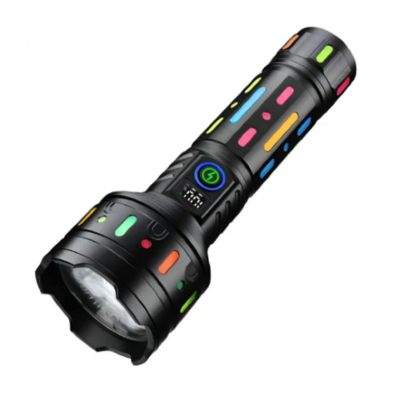 Lanterna de mana CB 705 TG cu led puternic 20cm aluminiu