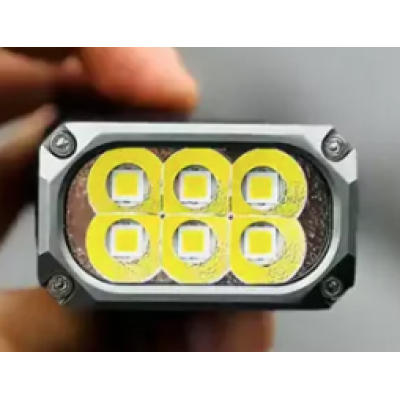 Lanterna de mana YM G666Y cu incarcare USB corp aluminiu profesionala